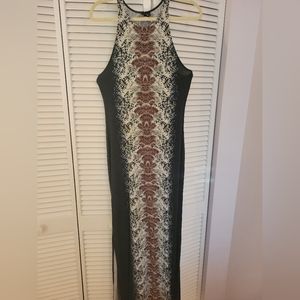 Mossimo Snake Print Maxi Dress
